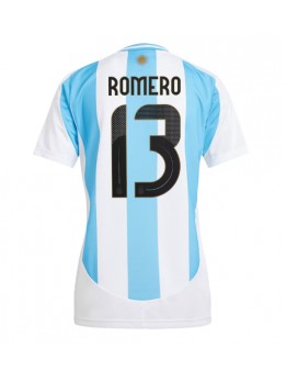 Billige Argentina Cristian Romero #13 Hjemmedrakt Dame Copa America 2024 Kortermet